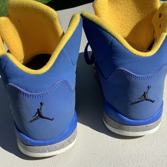 Nike Air Jordan 5 Retro Laney Varsity Royal Blue Shoes CI3287-400 Size 3 Youth - Picture 7 of 11